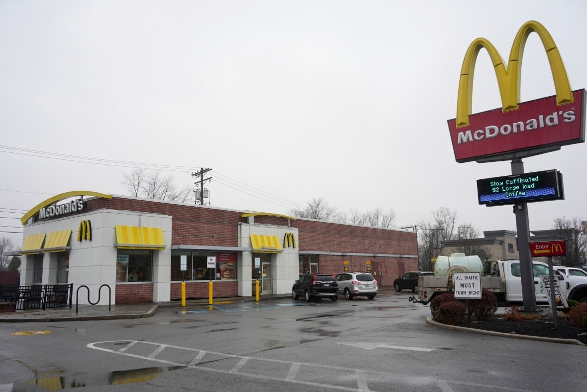 McDonald's restaurant, where an employee alerted authorities to a customer who was found with a weapon and writings linking him to the the brazen Manhattan killing of UnitedHealthcare's CEO.